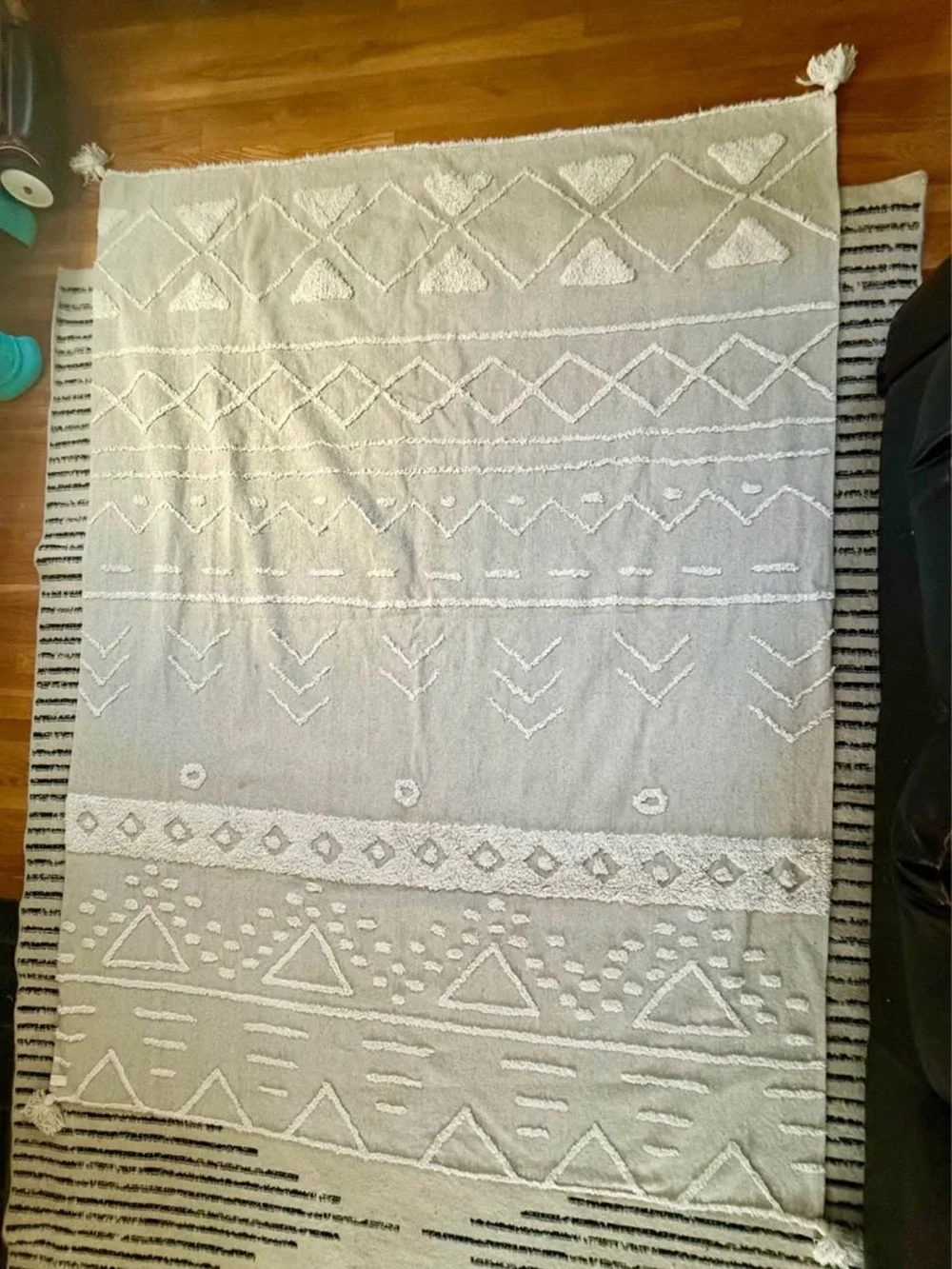 Pottery Barn 🐚 Wesley 5x7 LINEN CANVAS rug in SAND DUNE